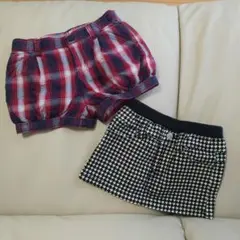 【美品】女の子 ボトムス コムサイズム＆西松屋 95～100cm