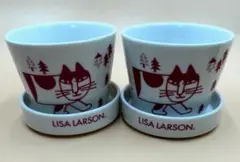 LISA LARSON 猫と木柄 フリーカップ 2個セットのサムネイル