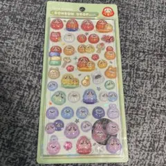 ボンボンドロップシール　和柄　だるま