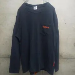 80s adidas / アディダス ロングスリーブ ロンT デサント 好配色