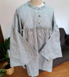 再お値下げ♪★【大きいサイズ】（新品タグ付き）チェックシャツ（5LC、6LC）