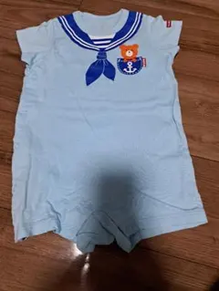 ホットビスケッツ　マリンロンパース80cm