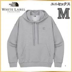 【ホワイトレーベル】THE NORTH FACE グレー パーカー Mサイズ