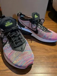 Nike Flyknit マルチカラー スニーカー　24.5cm　ピンク