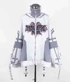 Gamchu Faputa motif Zip-up hoodie White | Mercari