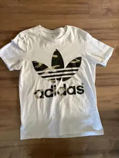 adidas カモフラージュロゴ Tシャツ M 迷彩