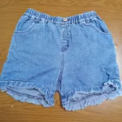 デニム　ショートパンツ 140　エフオーインターナショナル