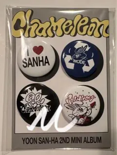 ASTRO ユンサナ Chameleon PRISM 缶バッヂ　トレカ付き