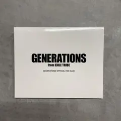 GENERATIONS　ファンクラブ　特典