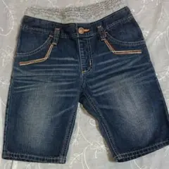 美品‼️EDWIN デニムハーフパンツ 130㎝