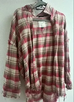 チェック オーバーサイズ