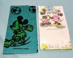 ミッキー&ミニー ハンカチセット