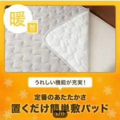 Nウォーム 敷きパッド ニトリ　ダブル