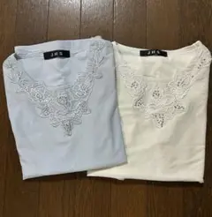 レディース　トップス　ブラウス　シャツ　タンクトップ　ノースリーブ　2枚セット