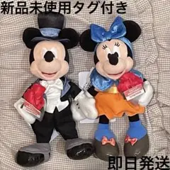 ミッキー＆ミニーぬいぐるみバッジ ディズニー100周年 ディズニー