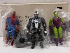 【激レア】TOYBIZ スパイダーマン ヴェノム グリーンゴブリン 3体 箱付 Y*O様 【激レア】TOYBIZ スパイダーマン ヴェノム グリーンゴブリン 3