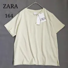 【ザラ】タグ付き♡コットン半袖Tシャツ 164 クルーネック キッズ女の子男の子のサムネイル