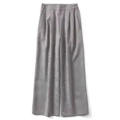 IEDIT らくしてきちんとキレイがかなう 大人のスマート見えタックワイドパンツ