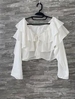 mystic フリルブラウス