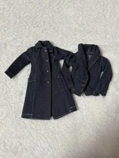バービー♡作家様着せ替え服 デニムコート・ジャケット2点セット
