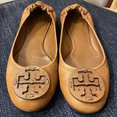【新品未使用】トリーバーチ　フラットシューズ スエード イエロー 24cm相当 2025年最新】Tory Burch レディース フラットシューズ・バレエシューズ