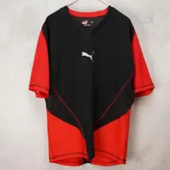 PUMA Tシャツ レッド ブラック O 98~102 シャツ ロゴ