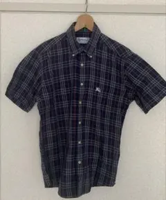 90s Burberrysチェック柄半袖シャツ 39(M)ヴィンテージ品 白タグのサムネイル