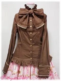 Angelic Pretty Royal切替ボウタイブラウス ブラウンのサムネイル