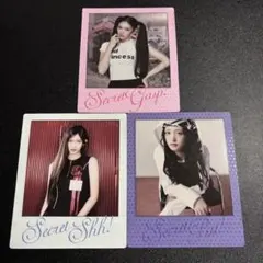 IVE イソ secret 封入 Shh Gaps Psst 3枚 ポラロイド
