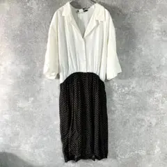 USA製　S.L.FASHIONS　ヴィンテージ　オールインワン　ホワイト　花柄