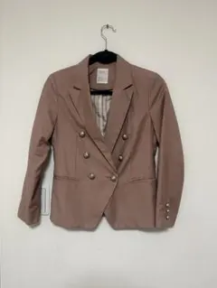 PAGEBOY ダブルブレスト テーラードジャケット ピンク