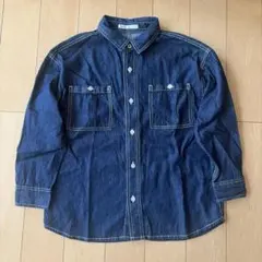 Ikka デニム長袖シャツ 130cm