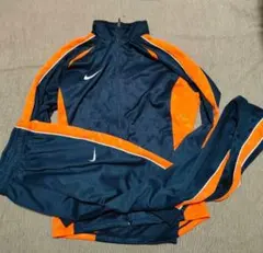 Nike ジャージ ネイビー/オレンジ XL　セットアップ