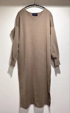 ベイクルーズ ニットワンピース ミルクティーブラウン/アローズ トゥモローランド