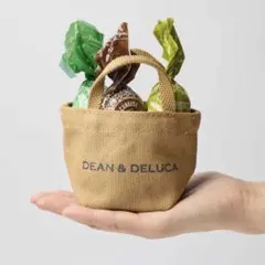 《完売》DEAN&DELUCA ホリデーミニトート　カフェオレ　ミニバッグ