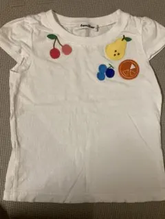 familiar ファミリア りんご柄 Tシャツ 110 - メルカリ