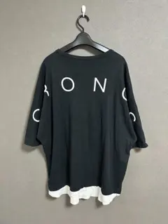 CRONOS ロゴ ワイド オーバーサイズ レイヤード Tシャツ