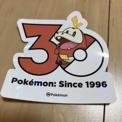 ポケモン pokemon 韓国限定 30周年記念 ステッカー ヒノアラシ - メルカリ