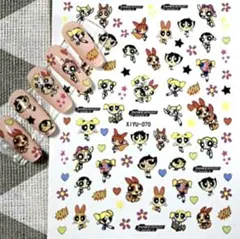 パワーパフガールズ　ネイルシール　お花