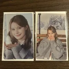 NiziU ニナ ハピドロ F賞 トレカ フォトカード AB セット ②