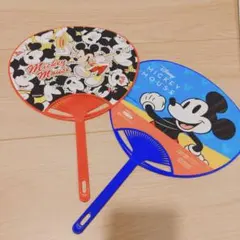 ミニうちわセット　第一生命　ミッキー