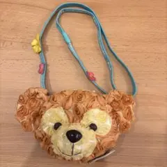 香港ディズニー　ダッフィー　首かけポーチ