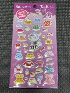 キッザニア　シール　ファッション　①