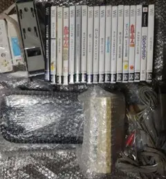 wii本体　wiiu本体黒32G　ソフト17本セット