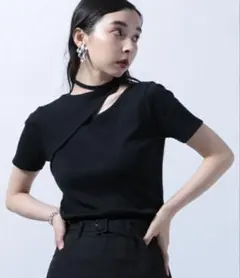 ＜値下げ＞HARE/ハレ　アシメネックデザインスリットTのサムネイル
