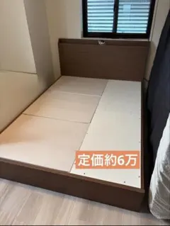 取り急ぎのため値引き交渉可能です！！！ ニトリ ダブルベッドフレーム 
