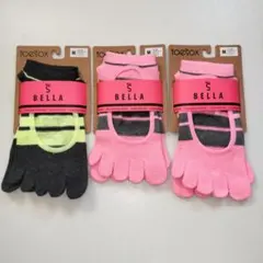toesox BELLA ヨガソックス M 3足セット