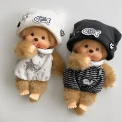 モンチッチ ぬい服 白 ねこストリート 5点セット Sサイズ