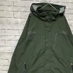 コロンビア　マウンテンパーカー　グリーンL ロゴ刺繍アウトドア0123