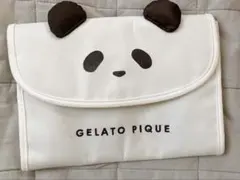ジェラートピケ マルチケース 美品 パンダ Mサイズ